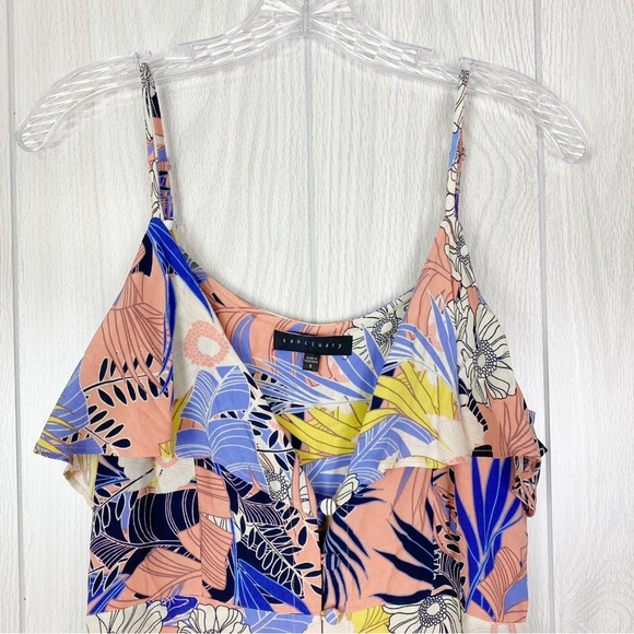 Sanctuary | Pink & Blue Floral Isabella Maxi Dress  Size Small - Picture 7 of 16